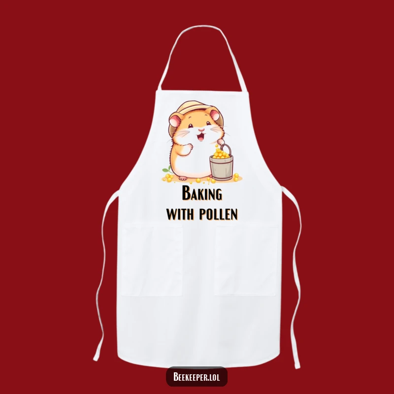 Funny Hamster Beekeeper Apron: Cook with Busy Charm!