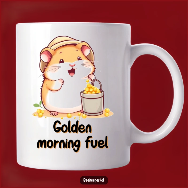 Funny Hamster Beekeeper Mug: Busy Bee Humor for Your Coffee!