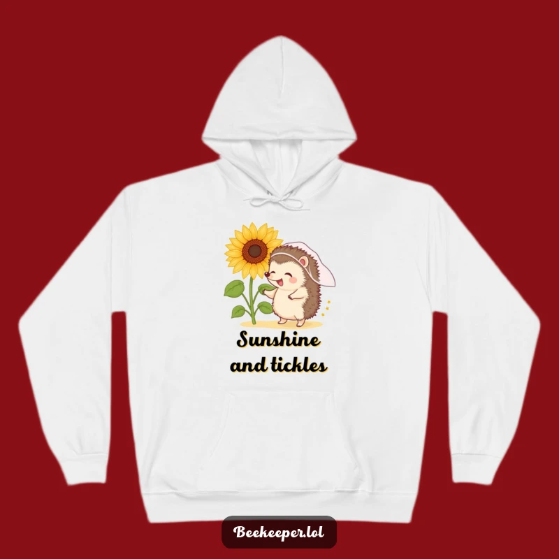 Cozy Funny Hedgehog Dancing Hoodie: Warm & Whimsical Gift