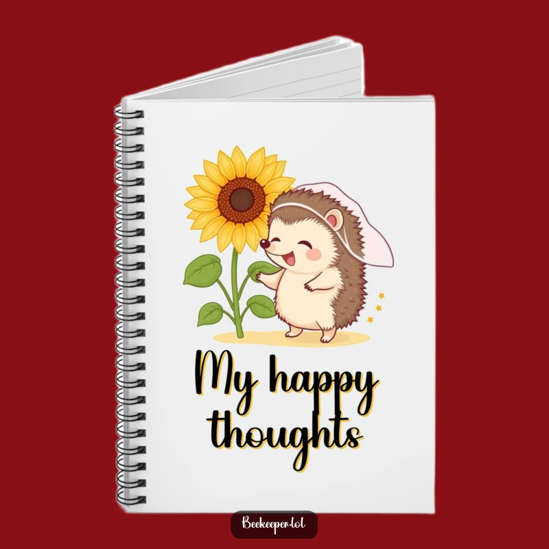 Funny Hedgehog Dancing Notebook: Jot Down Ideas with Pollen-Fueled Fun