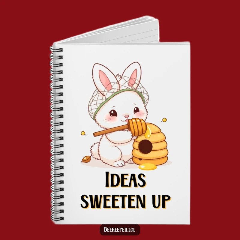 Funny Bunny Beekeeper Notebook: Jot Down Sweetness on This Nectar Quest