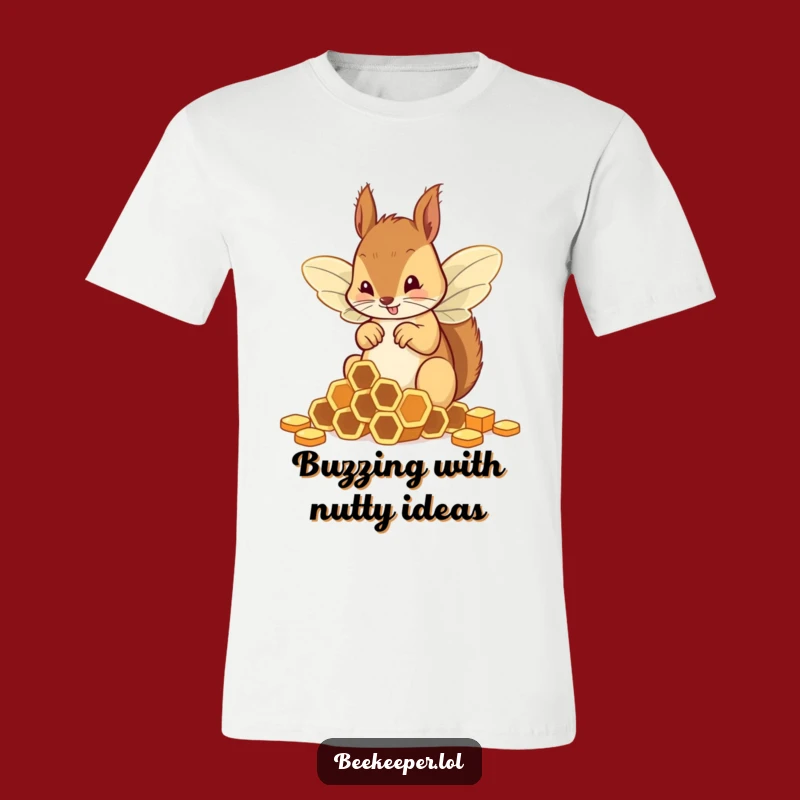 Funny Squirrel Bee T-Shirt: Clumsy Honeycomb Sorter Shirt, A Hilarious Gift